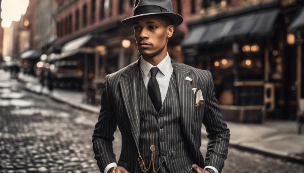 Revivez l’élégance des vêtements masculins des années 1920